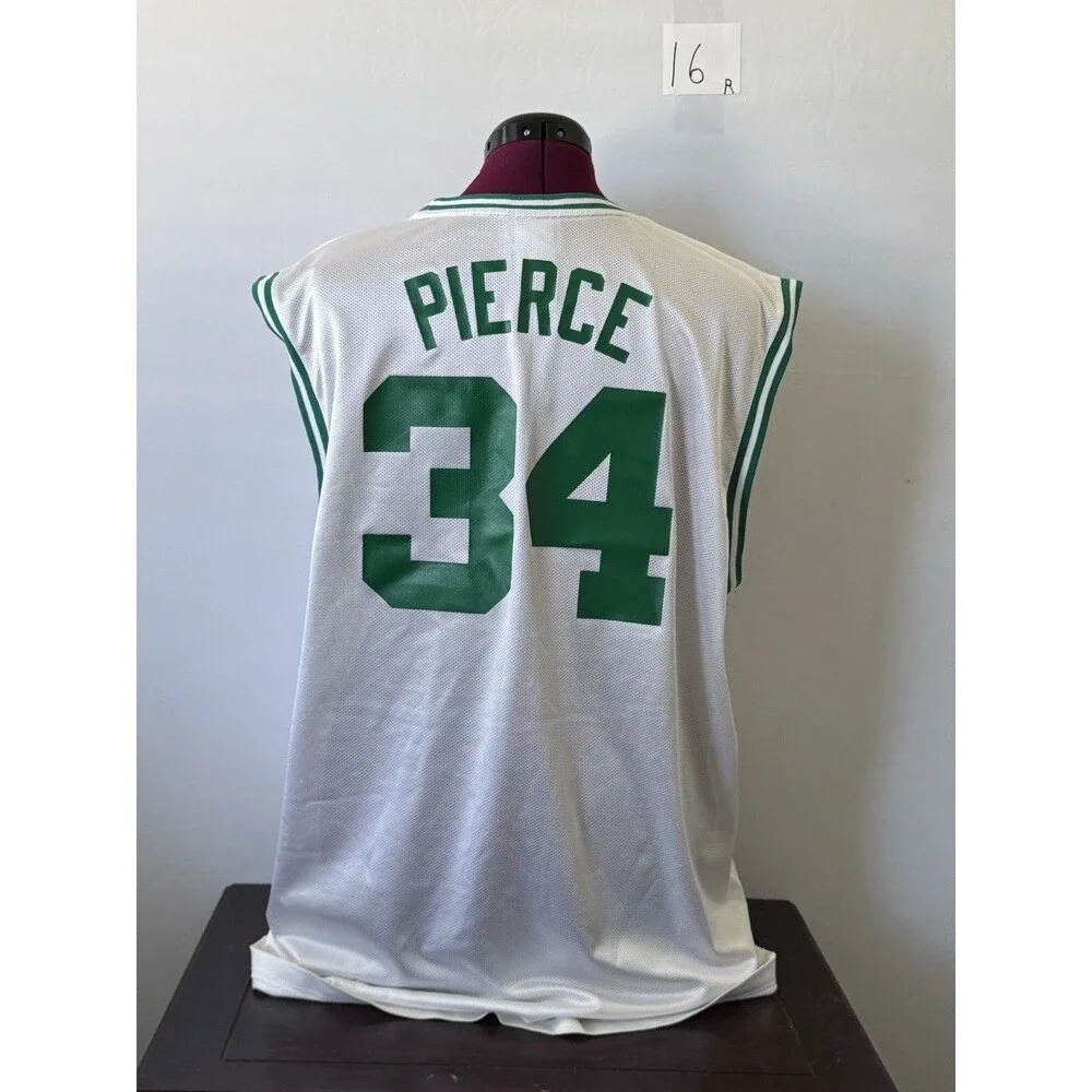Reebok Boston Celtics Paul Pierce #34 White NBA Jersey XL
